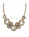 Vintage Rhinestone Gold Plated Necklace